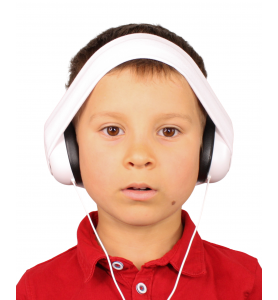 Audio headphones WHITE