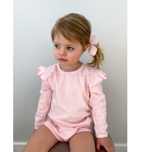 Baby Girl Pink Bodysuit...